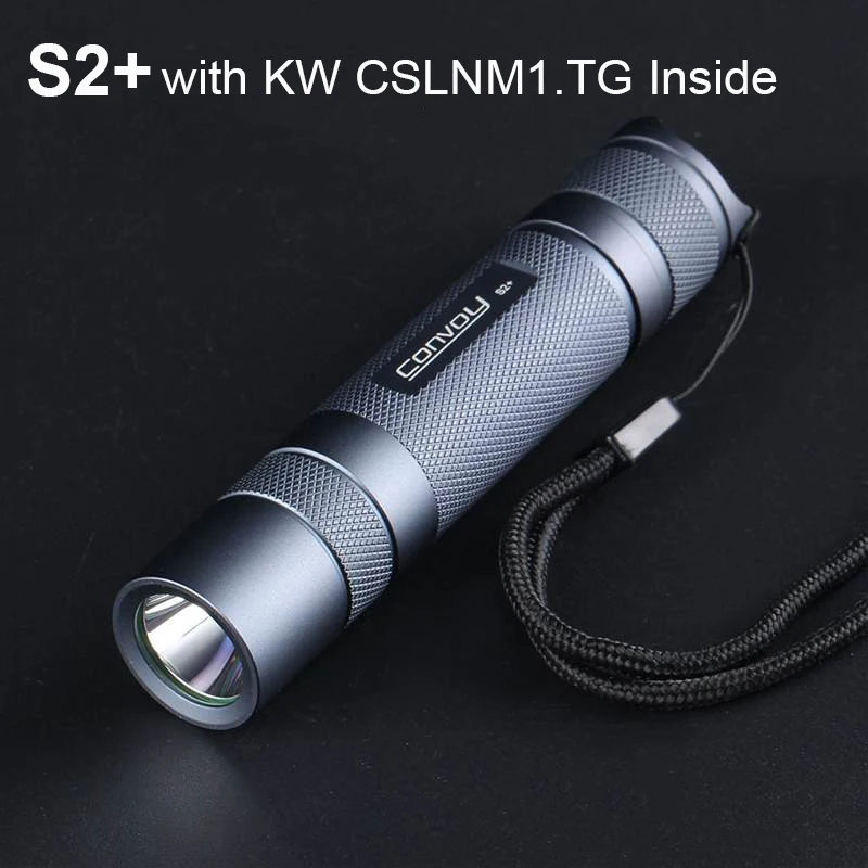 

Светодиодный фонарик Convoy S2 Plus с кВт CSLNM1.TG, фонарик, фонарик 18650, мощный фонарь дальнего действия для кемпинга, портативный фонарь