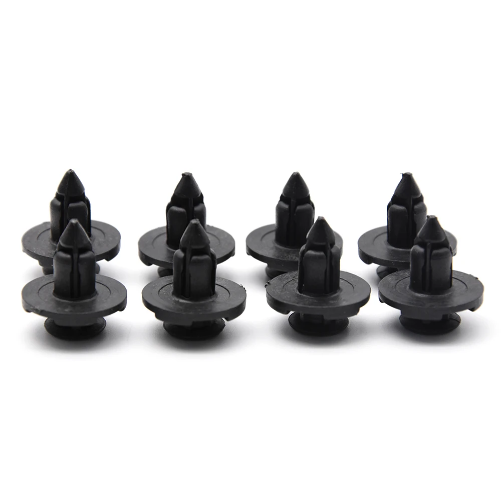 10 PCS 8MM Hole Auto Fastener Rivet Retainer Clips Interior Rivet Retainer Push Door Trim Panel Clip Fasteners