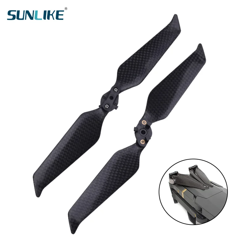 2 pairs Carbon Fiber Propeller Low Noise 8743F Folding Props Quick Release  8330 4730 8331F folding propeller for drones