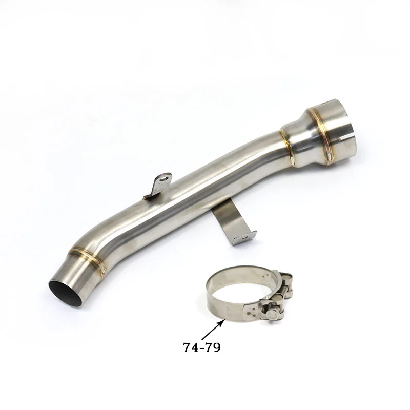 For Suzuki GSX-S1000 S1000F GSXS1000 GSXS1000F 2015 2016 2017 2018 2019 Stainless Steel Motorcycle Exhaust System Link Pipe