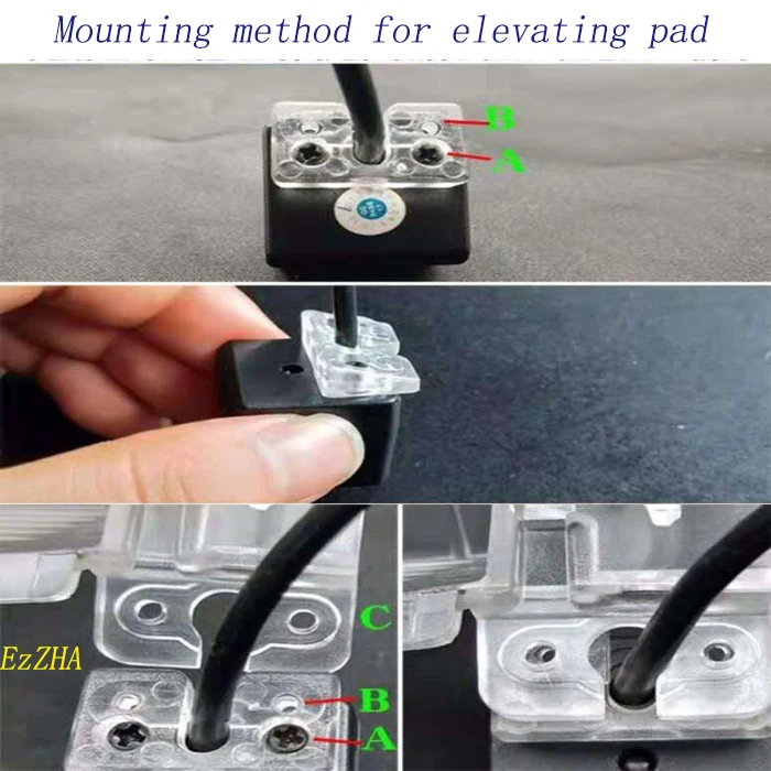 Car Parking Rear View Camera Bracket License Plate Cover Case Housing Mount for Honda For CR-V CRV FR-V FRV Jazz Stream Logo