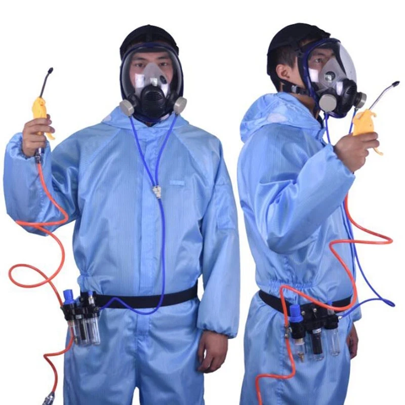 Three-in-One Function Air Supply Respirator System For 6200 6800 Series Full Face Gas Mask Chemical Respirator