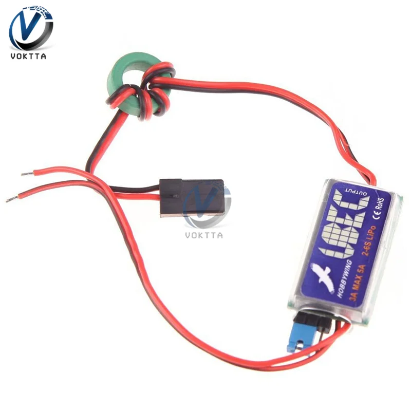 RC UBEC Switch Module 5V / 6V 3A Max 5A Lowest RF Noise BEC Full Shielding Antijamming Switching Regulator