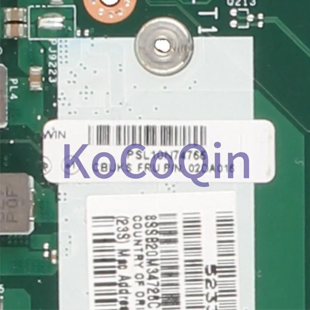 Dành Cho LENOVO YOGA 380 X380 8GB Laptop Mainboard SR3L9 I5-8350U 02DA016 DTZS1 LA-F421P Với 8G RAM Laptop Bo Mạch Chủ