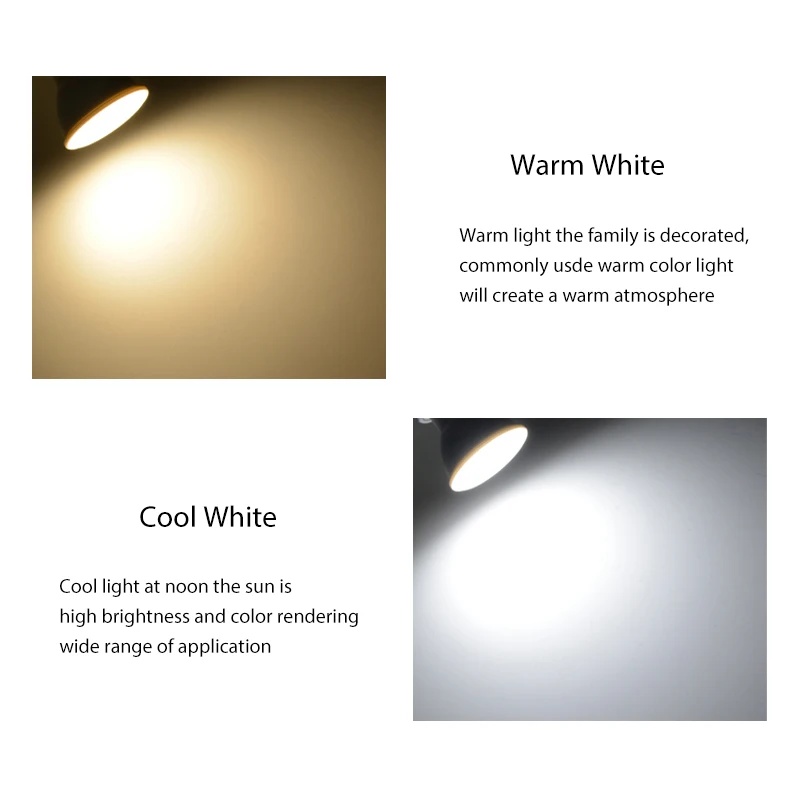 Lampada – ampoule LED MR16 GU10 3W, projecteur AC 220V, éclairage à 120 degrés pour salon