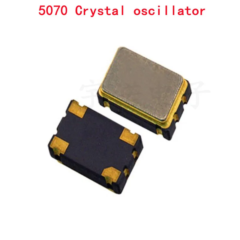 5PCS 5*7mm 7050 4Pin 8MHZ 10MHZ 11.0592MHZ 12MHZ 16MHZ 22.1184MHZ 25MHZ 48MHZ 50MHz 100MHZ 125MHZ 5070 Active Crystal Oscillator