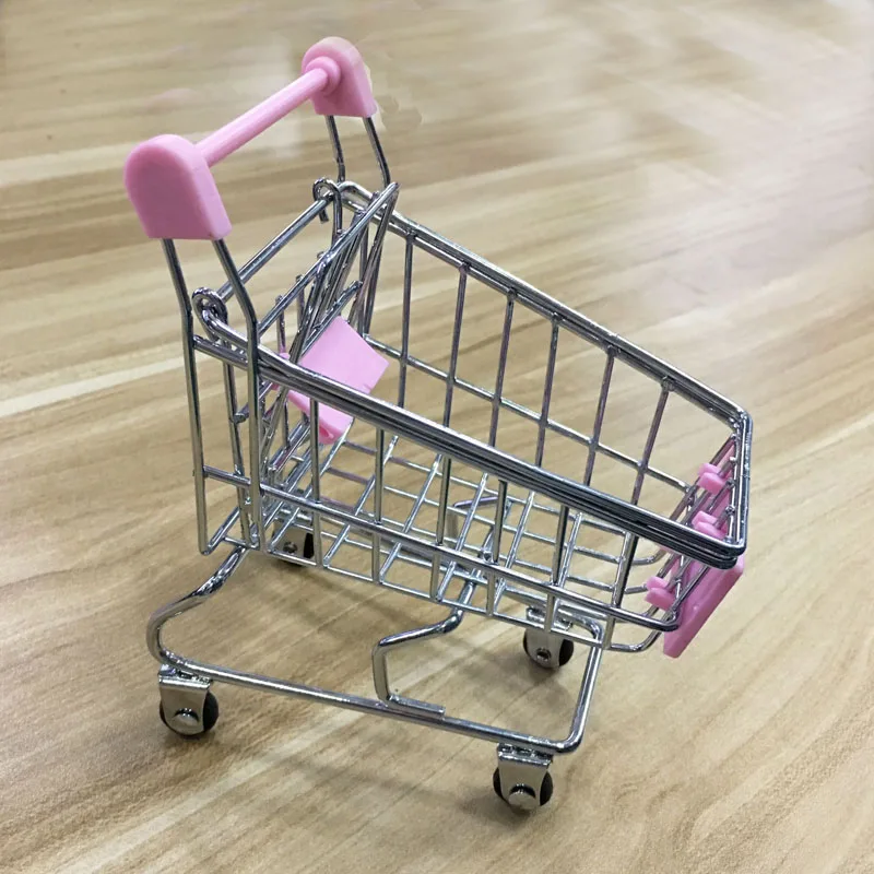 1pcs Parrot Bird Mini Supermarket Shopping Cart Shaped Toy Intelligence Growth Toy Parrot supplies