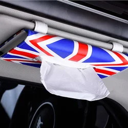 Car Sun Visor Leather Tissue Box Decoration For MINI Cooper ONE F54 F55 F56 F57 F60 R55 R56 R60 R61 Car Accessories Interior