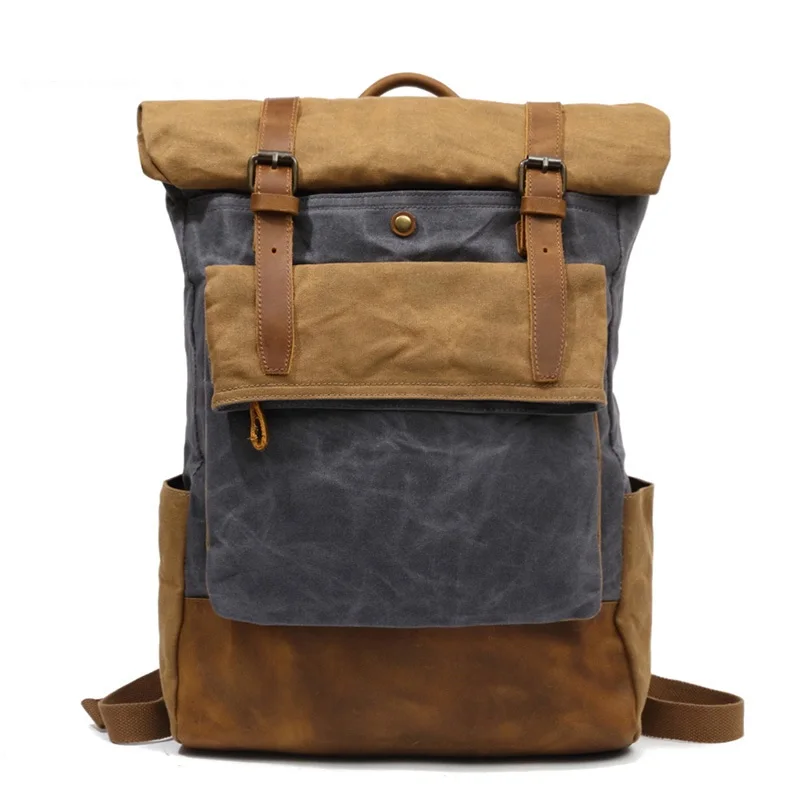 Plecak męski plecak na co dzień Vintage plecak płócienny szkolni chłopcy Designe wodoodporny plecak podróżny męski plecak mochila