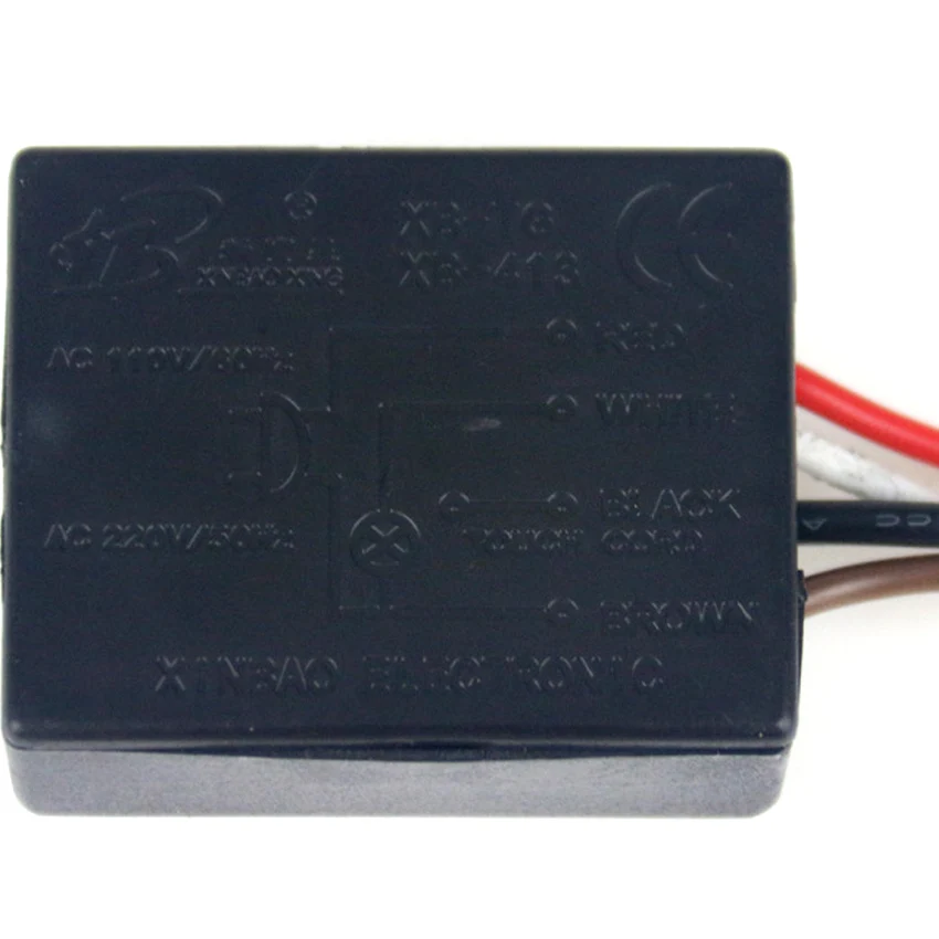 New LED Lighting 4 Sections Sensor Lamp Switch 250V 3A Sensing Range 1m Table Light Touch Dimmer Switch