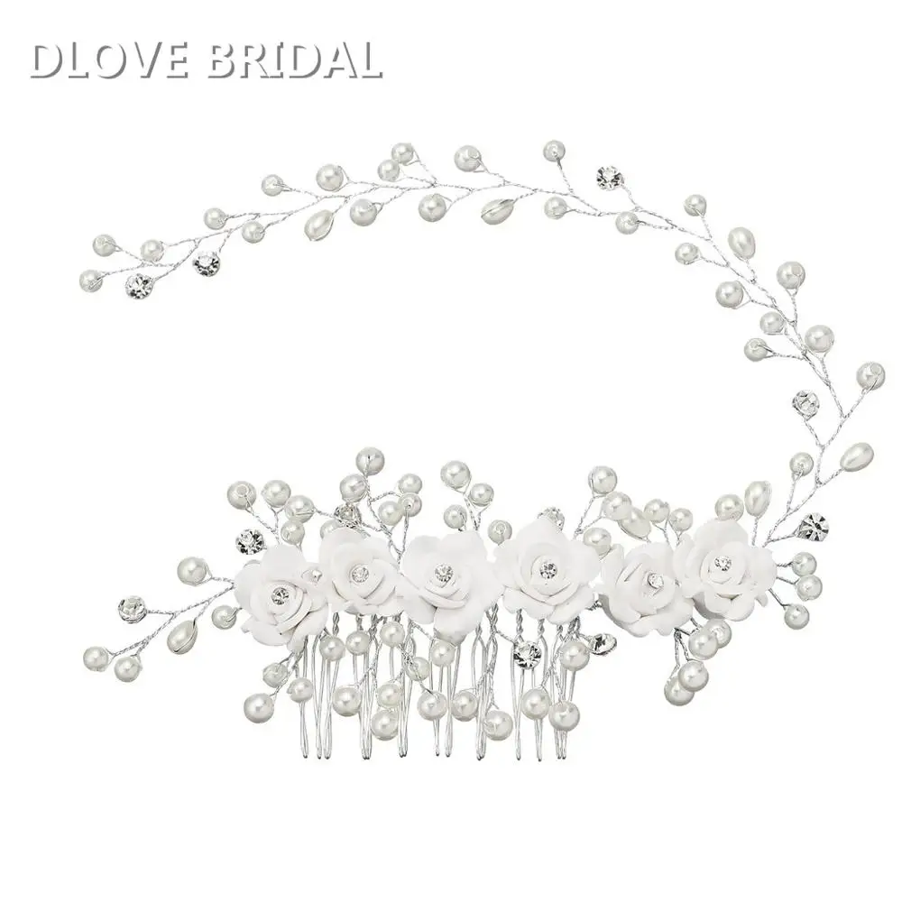 New Arrival Floral Hair Comb Elegant Bridal Wedding Hair Accessories