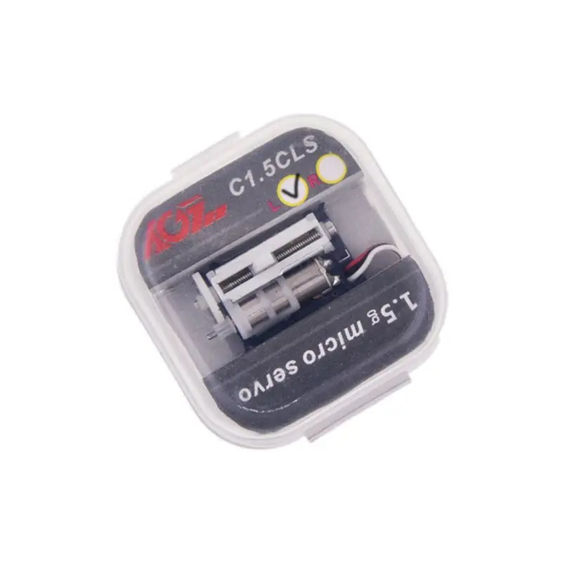 RC Plane Spare Parts 1.5g Digital Ultra Micro Plastic Gear Coreless Motor Linear Servo for RC Helicopter Toy Dropshipping