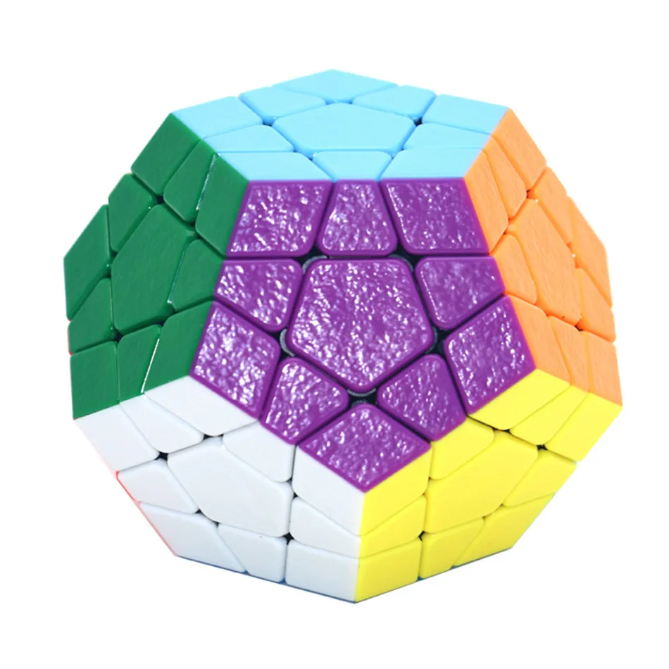 Shengshou 3x3 Megaminxeds Cube Stickerless 3x3x3 Gem Magic Cube Frosted 3Layers Speed Professional Megaminx Puzzle Toys