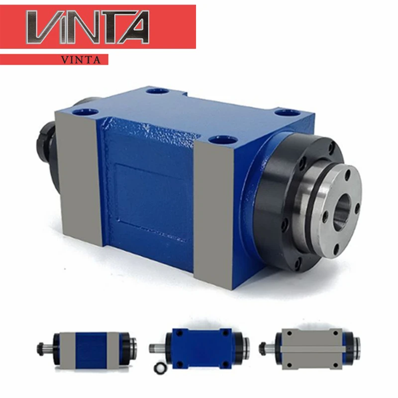 ER25 ER32 Drilling boring milling machine boring machine spindle head stepping servo motor direct connection combination