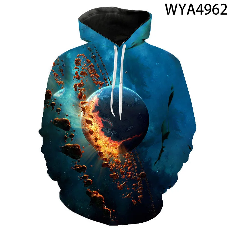 3D Printed Universe Starry Sky Astronaut Hoodies Men Women Children Long Sleeve Sweatshirt Coat Cool Fashion Streetwear Pullover
