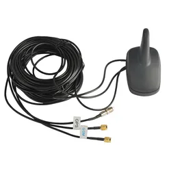 Superbat Auto Multi-Band Gecombineerd Antenne Shark Fin Dak Mount Gps + Gsm + Wifi Sma Fme Pinside Connector RG174 3M Kabel Weerbestendig