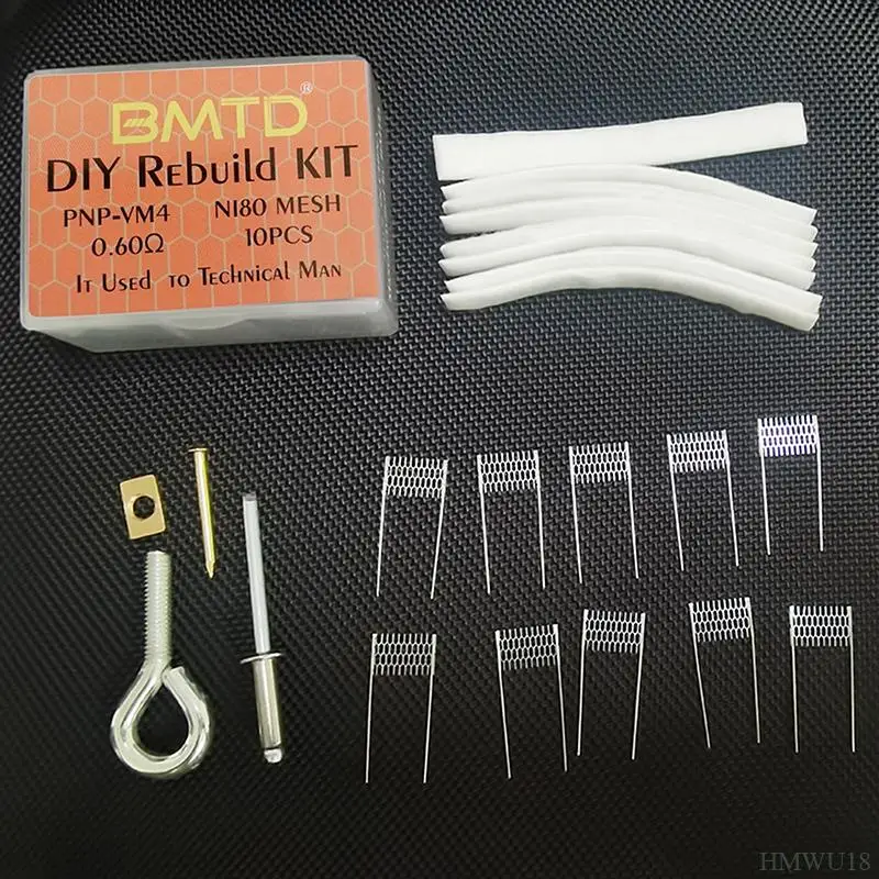 

DIY Rebuild Kit for RPM Coil VM1 0.3ohm 0.4ohm Replacement Coil for VINCI-VM1 Mod Drag X Pod Kit RPM Ni80 Mesh PNP-VM4