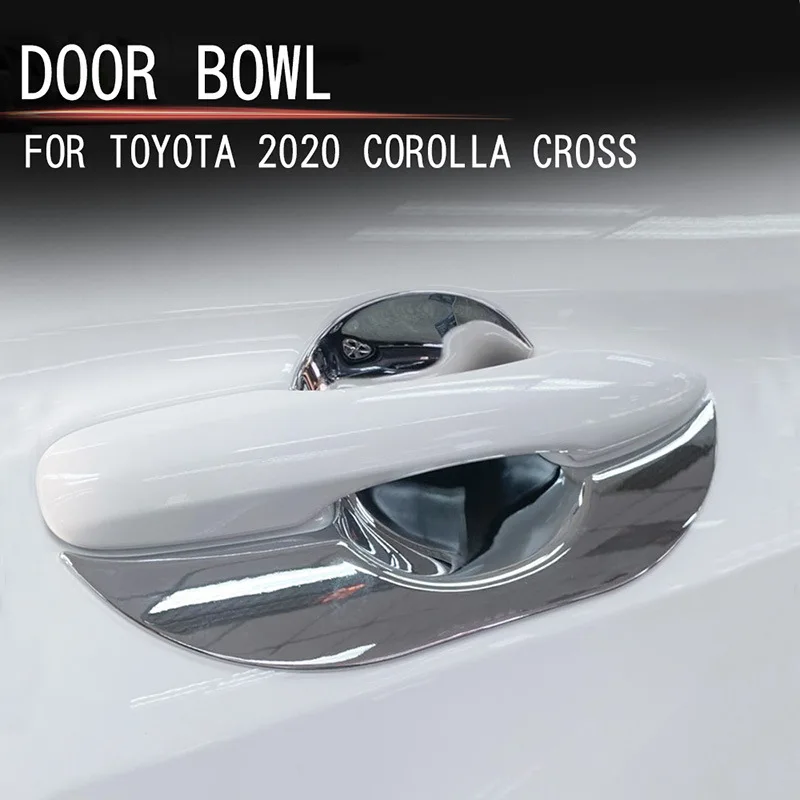 

Suitable for Toyota 2020 COROLLA CROSS door bowl handle decoration protection door handle stickers bright strips