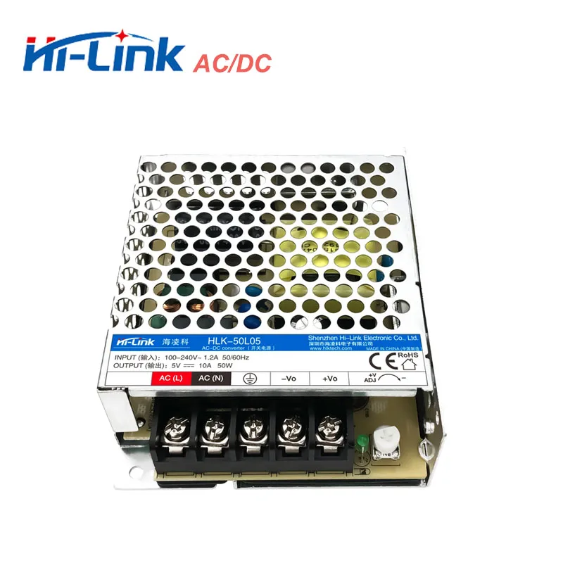 Freies schiff Beleuchtung transformator AC-DC 1 stücke 5V10A50W eisen shell Schalt Netzteil adapter LED Streifen Schalter Fahrer