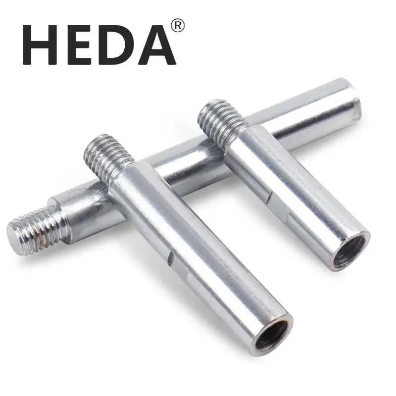 thread adaptador haste de extensao angle grinder haste de extensao para polimento pad conexao de moagem 75 mm 100 mm 140 mm 1pc heda m14 01