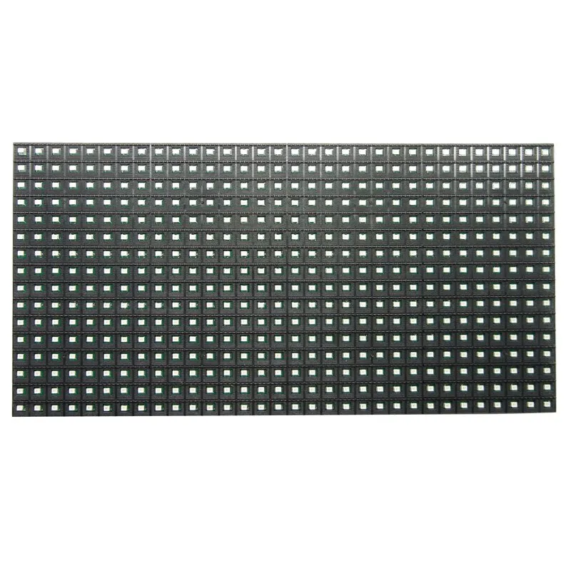 Imagem -03 - Smd Semi-exterior P10 Verde Cor Display Módulo Varredura 320*160 mm 32*16 Pixel Hub12 para Mensagem de Rolagem Led Anunciar Sinal