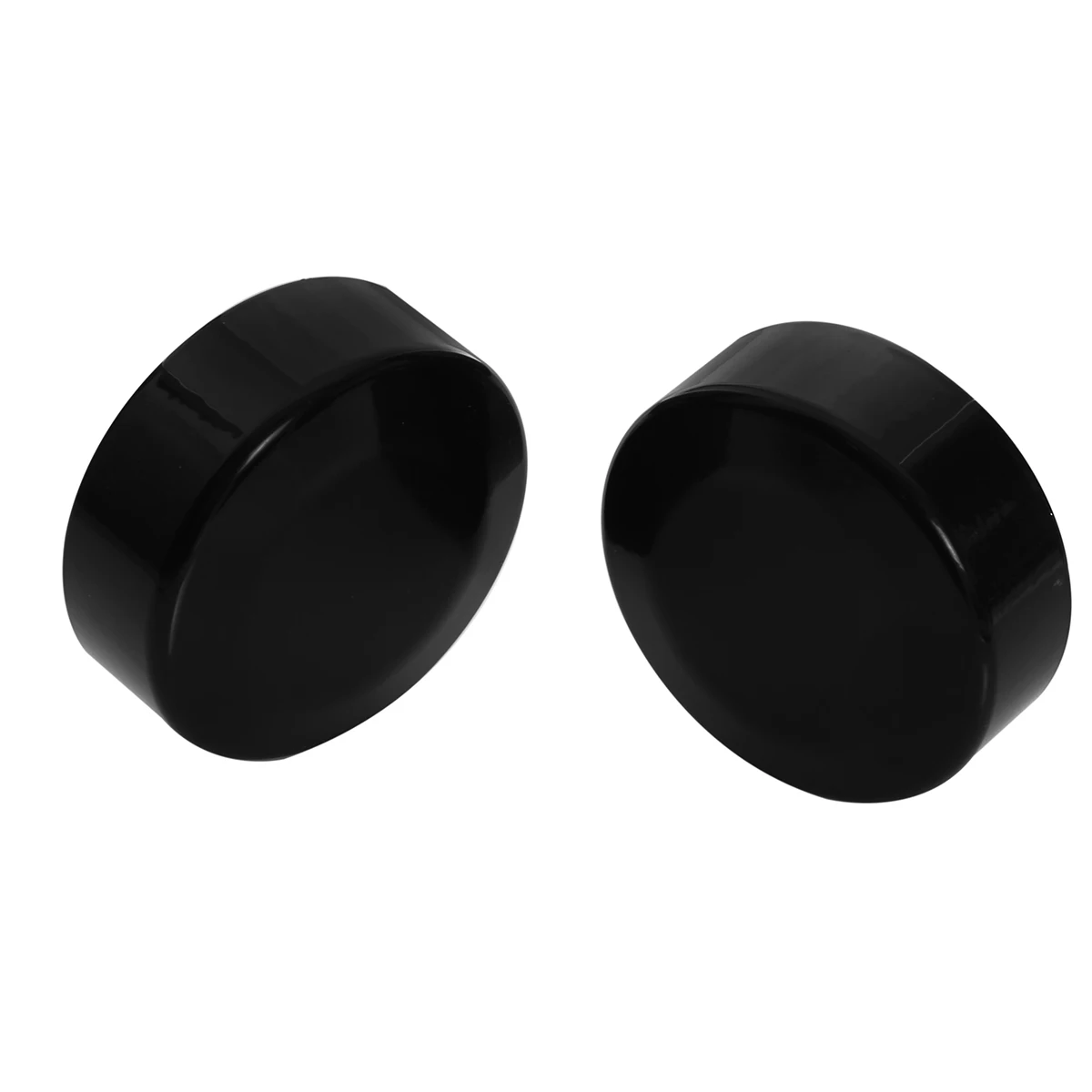 GLOSS BLACK UPPER FORK CAPS FOR HARLEY SOFTAIL STREET BOB 2018-2022 FXBB Model