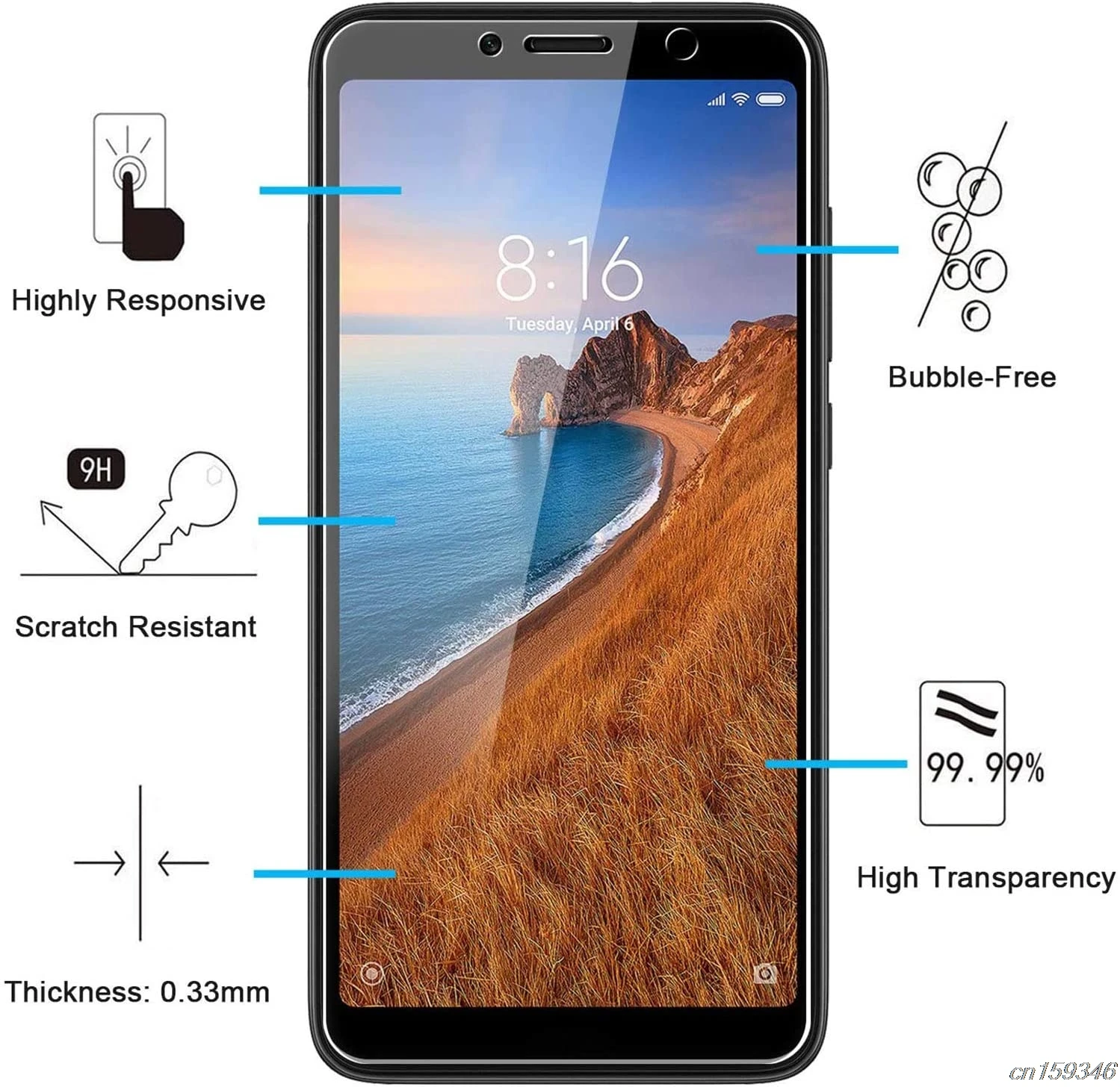 9H HD Toughed Tempered Glass Screen Protector for Meizu Pro 7 6 Plus 5 Protective Glass on Meizu 16 Plus 15 Lite Film