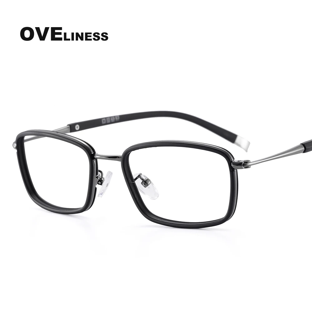 Fashion men's eyeglasses frames Optical Glasses Frame for Men Retro Myopia Prescription glasses Korean Spectacles full eyewear