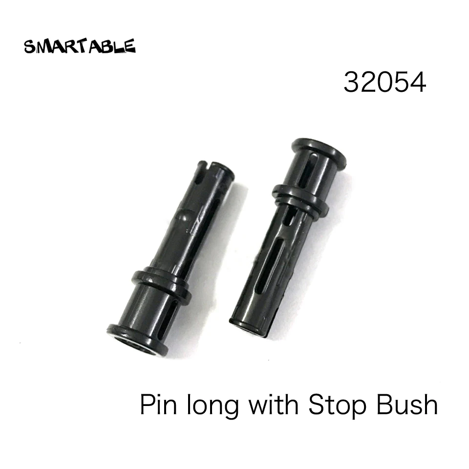 

Smartable MOC High-Tech Pin long with Stop Bush Block Parts Creative Educational Toys Compatible 32054 50pcs/lot