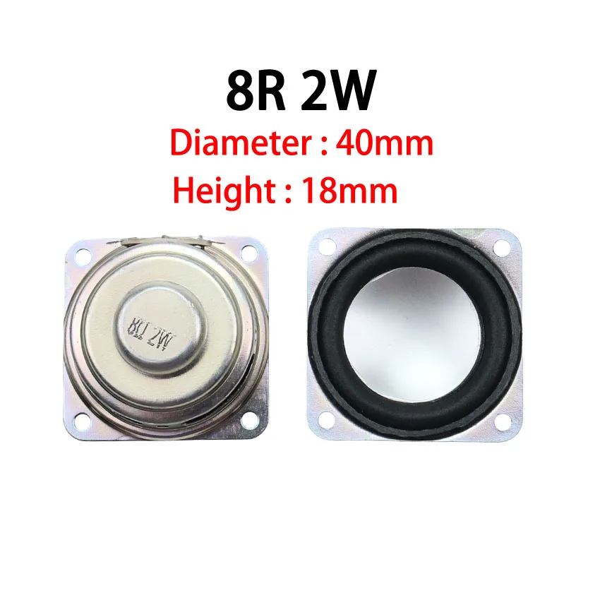 1pc Acoustic Loudspeaker 8 Ohm 2W 3W 8R 40mm 50mm 66MM Speaker Internal Magnetic Horn speaker