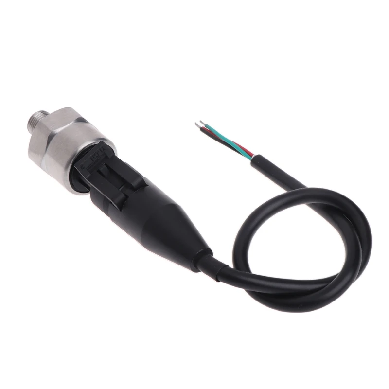 DC 5V 1/8NPT Pressure Transducer Transmitter Sensor Stainless Steel Oil Air Water 30/100/150/200/300/500 psi Dropship