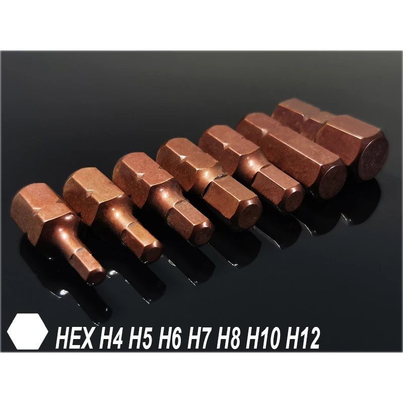7Pcs Set 30 Mm Magnetic Torx/Hex Obeng Mata Bor 10 Mm Hex Shank Dampak Screw Driver Bit auto Perbaikan Alat Kit