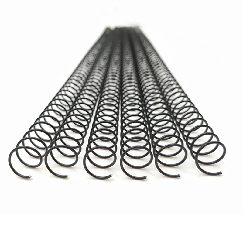 80pcs/Lot Metal A4 Size 1/3 Pitch 30 Rings Single Coil Spring Spiral Wire Binding Loop Calendar Loose-leaf Notebook Iron School