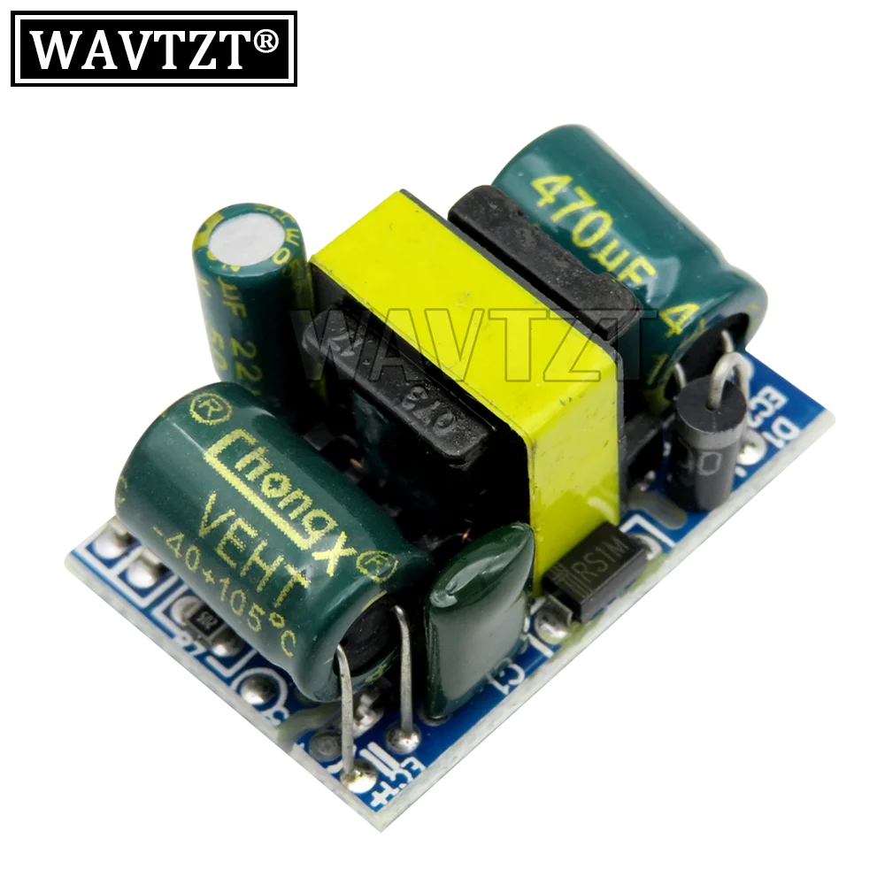 WAVTZT 5V 700mA (3.5W) isolated switch power supply module AC-DC buck step-down module 220V turn 5V