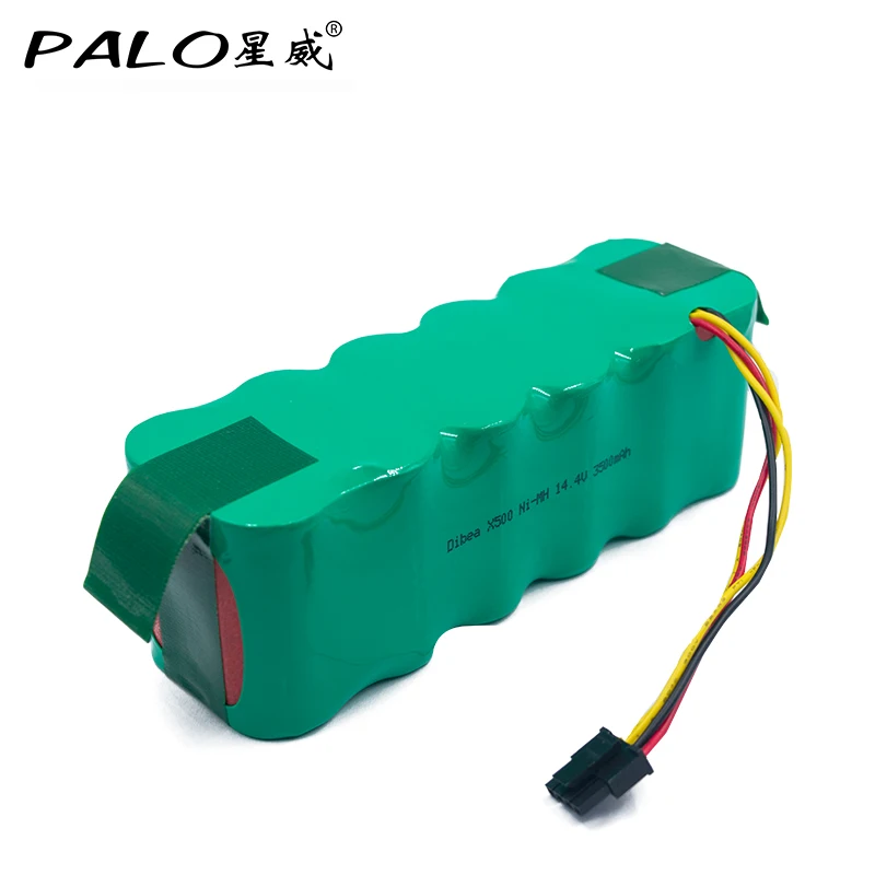 Аккумулятор PALO для робота-пылесоса Panda X500 X580/Kitfort KT504 Haier T322 T321 T320 T325 Ecovacs Mirror CR120, 14,4 В, 3500 мАч