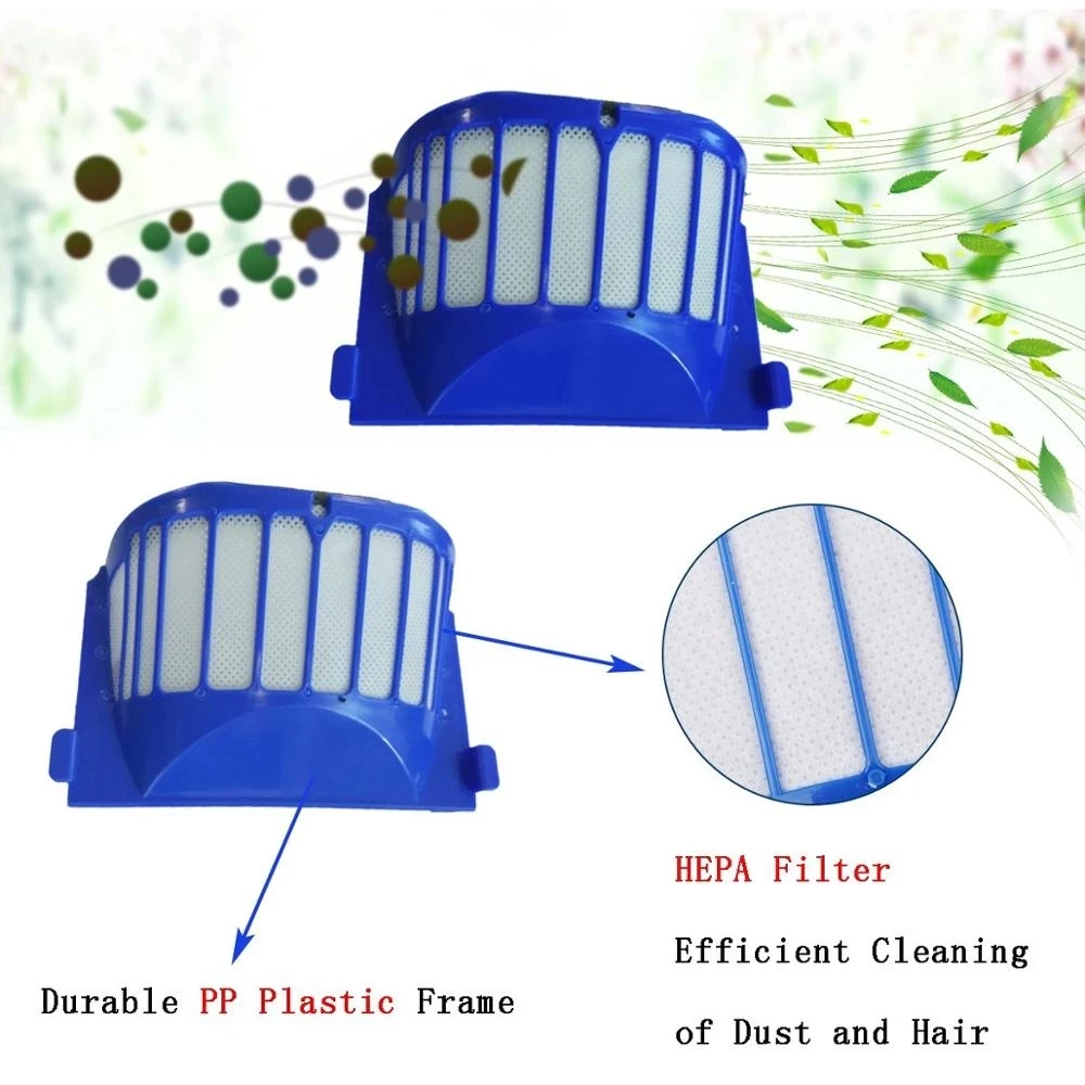 Accesorios para iRobot Roomba serie 600, piezas de repuesto de filtro Hepa de alta calidad, 610, 620, 625, 630, 650, 660