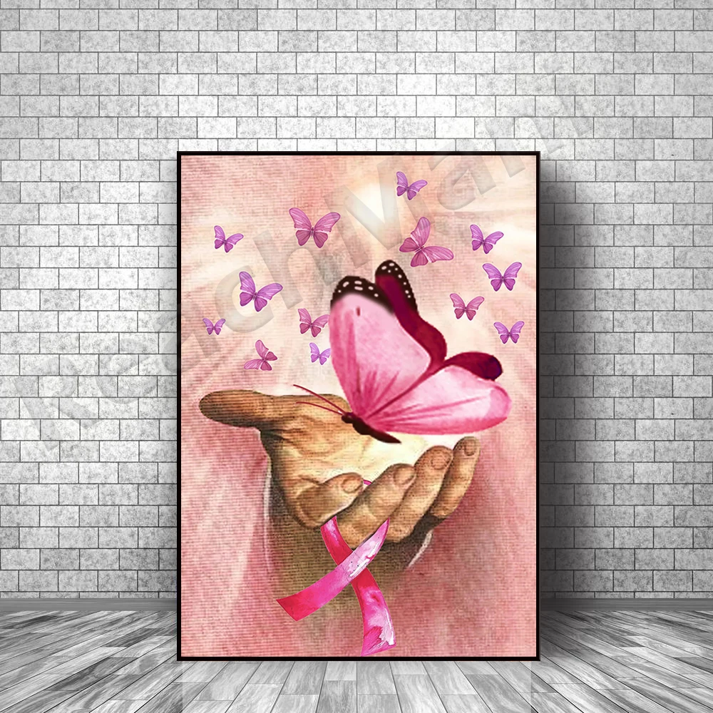 

Breast Cancer Awareness Poster Canvas Canvas Decoration, Breast Cancer Awareness Month Poster