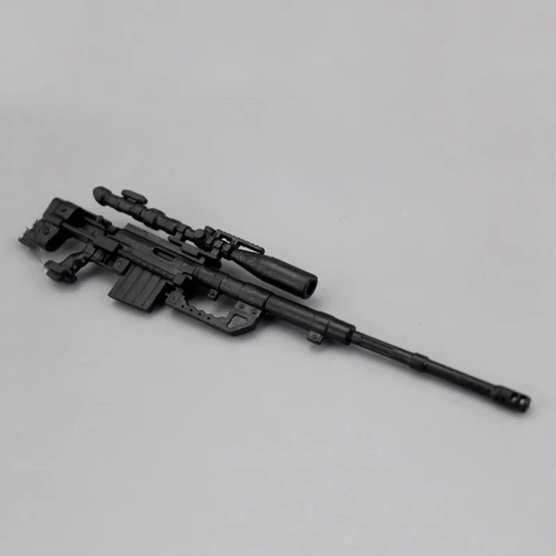 1/6 Scale CHRYTACM200 Sniper Rifle Assembly Weapon Model Kit Soldier Accessories