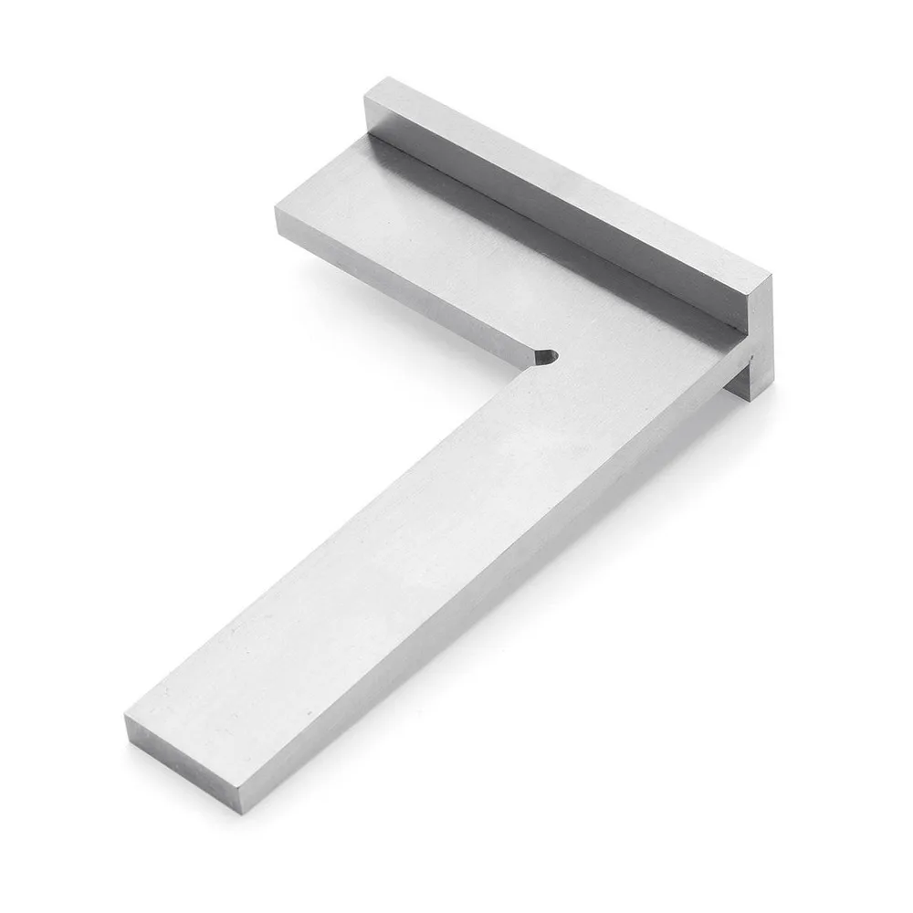 Strumento per la lavorazione del legno con calibro a Base larga per righello quadrato ad angolo di 90 gradi 100x70mm