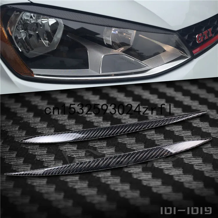 

For Volkswagen GOLF7 MK7 Modified Carbon Fiber Lamp Eyebrow