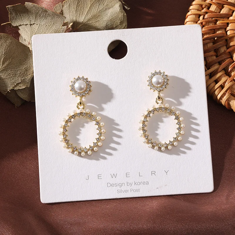 New High-level Sense Of Simple Charm Earrings Tide Femininity Net Red Fashion Wild Earrings Party Gifts Female Jewelry