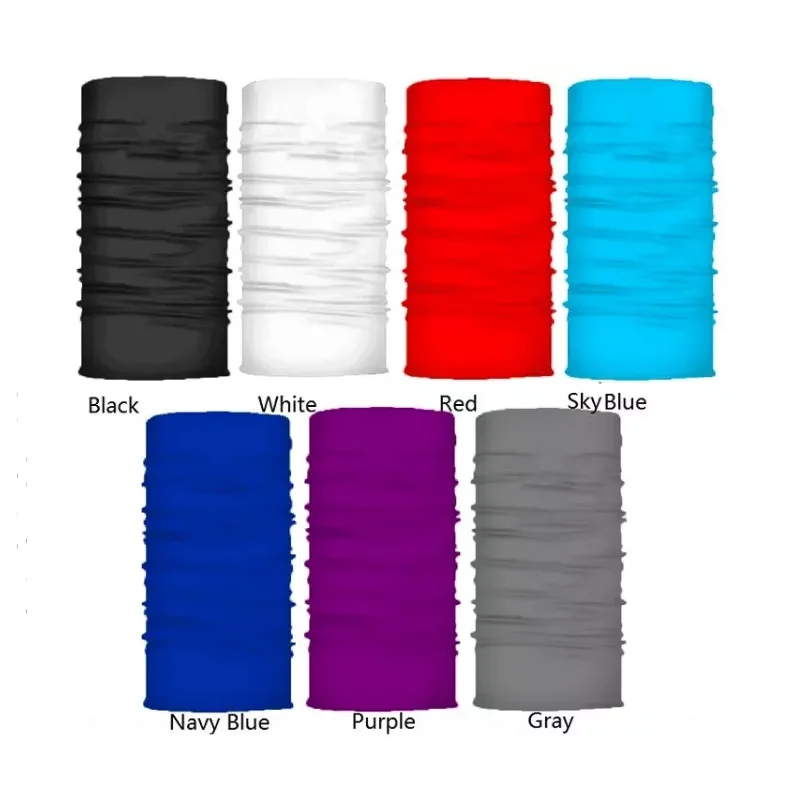 

Hot Sell Solid Bandana Seamless Multi Functional Headband Sport Elastic Bandana Four Seasons Available