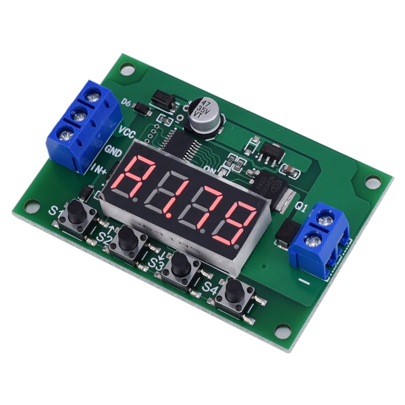 Multifunctional Cycle Control Time Relay Trigger Delay Count Switch Module MOS Tube 12V Timer