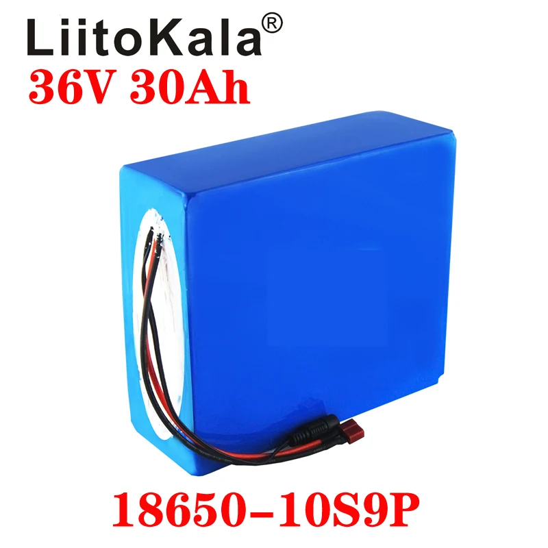 LiitoKala 36V 20Ah 30Ah 25Ah 15Ah 18650 bateria litowa motocykl elektryczny rower skuter z BMS