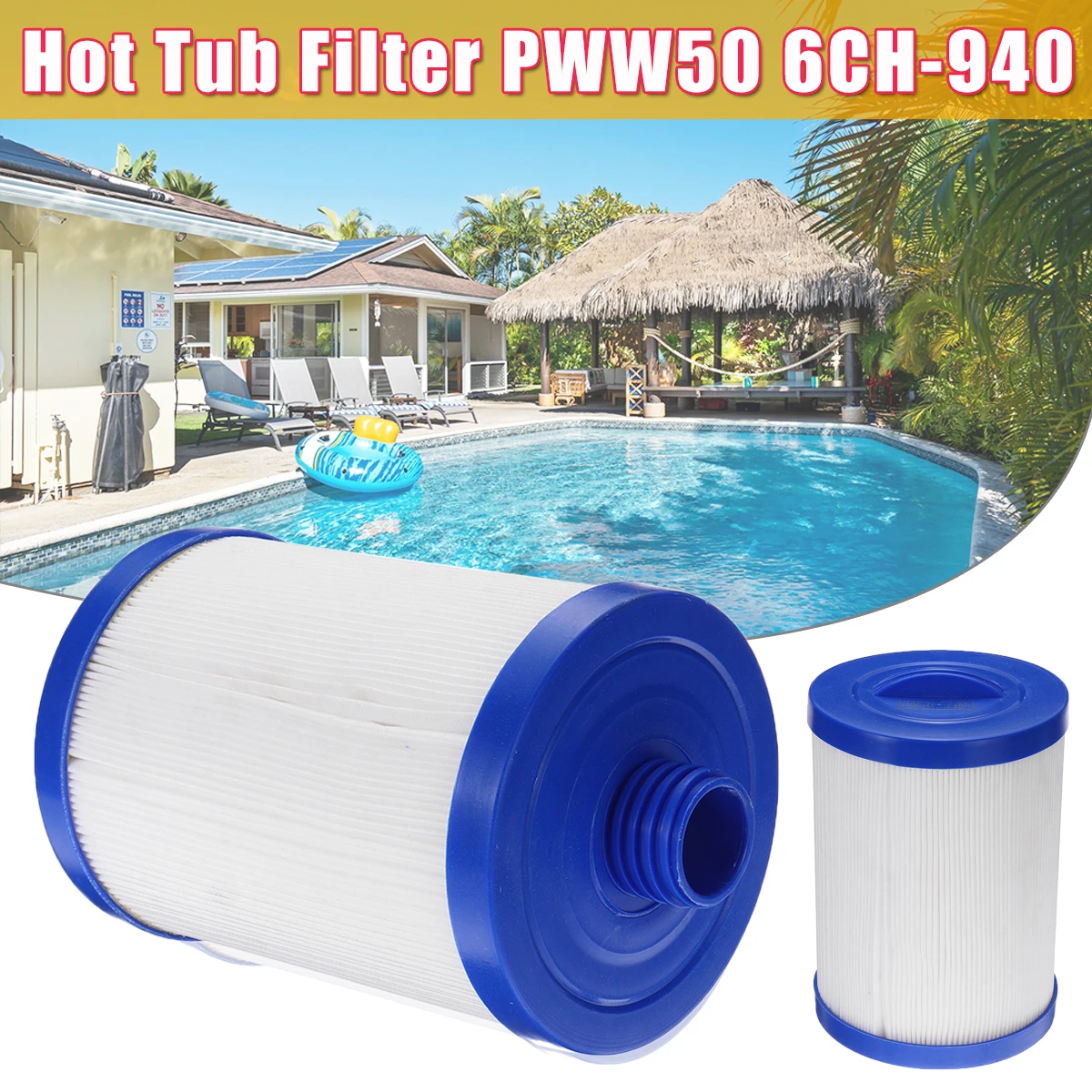 243X150mm Hot Tub Filter for PWW50 6CH-940 Spa Tub Element Filter Tub Swimming Pool parts Filbur FC-0359,Waterways 817-0050