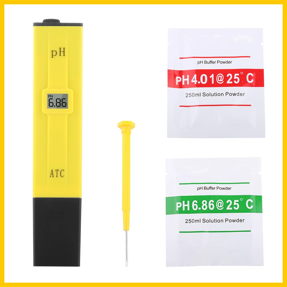 New Protable LCD Digital PH Meter Pen of Tester  intrumentos de medidas garden hydroponics Wine Urine Aquarium Pool Water PH-009