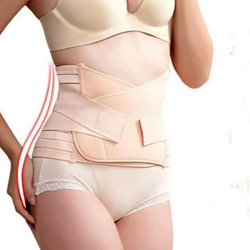 Health slimming products reduced fat breathable and comfortable postpartum abdomen with a bandage