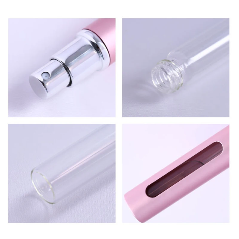 5ml Empty Refillable Perfume Bottle Travel Portable Mini Women Parfum Atomizer Original Aluminum Spray Cosmetic Containers