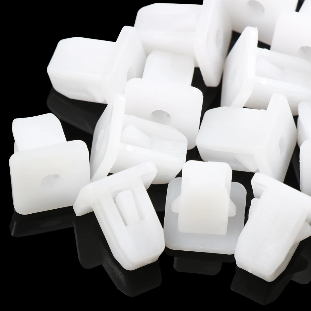 20Pcs Square White Auto Bumper Fastener for Citroen C4 C5 C3 Picasso Xsara Berlingo Saxo C2 C1 C4L DS3 Xantia DS4 C8