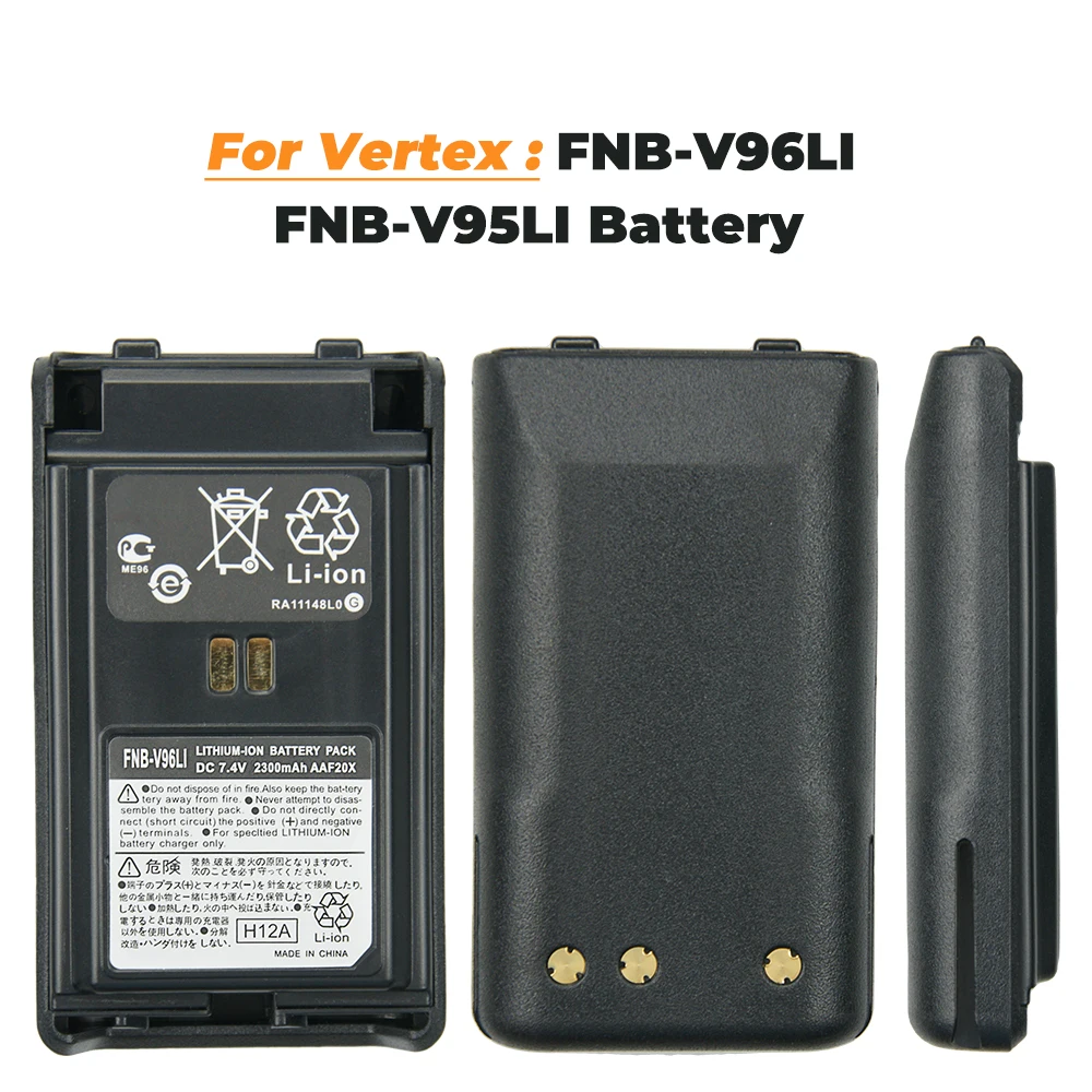 Imagem -06 - Substituição Fnb-v96li 2300mah Bateria para Vértice Vx350 Vx-351 Vx-354 Rádios em Dois Sentidos Li-ion Bateria Cd-34 Carregador 10x